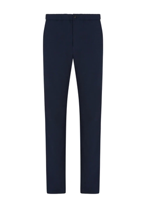 Emporio Armani elasticated-waist trousers - Blue