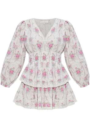 LoveShackFancy Mellini dress - White
