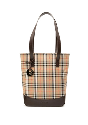 Burberry Pre-Owned 20th Century Haymarket Check Canvas tote bag - Brown
