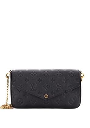Louis Vuitton Pre-Owned Felicie Pochette Monogram Empreinte Leather crossbody bag - Black