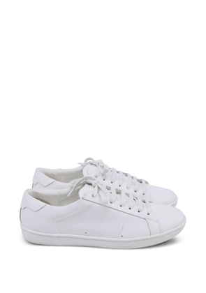 Saint Laurent Pre-Owned SL/01 lace-up sneakers - White