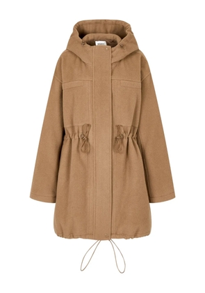 TOMBOY hooded coat - Brown
