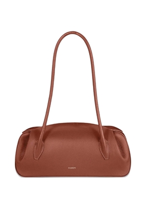 Yuzefi Oyster logo-detail shoulder bag - Brown