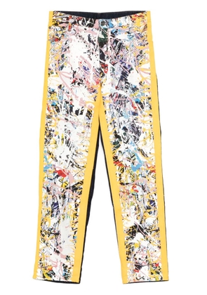 Charles Jeffrey Loverboy Art straight-leg jeans - White