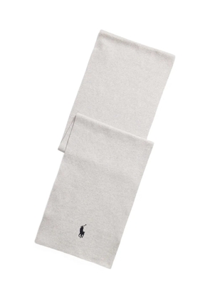 Polo Ralph Lauren logo-detail scarf - Neutrals