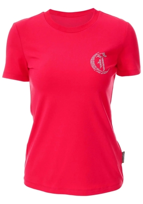Just Cavalli logo-embellished T-shirt - Pink