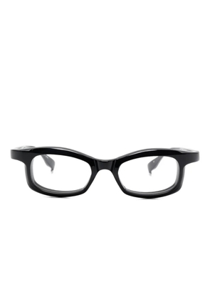 Factory900 rectangle-frame glasses - Black