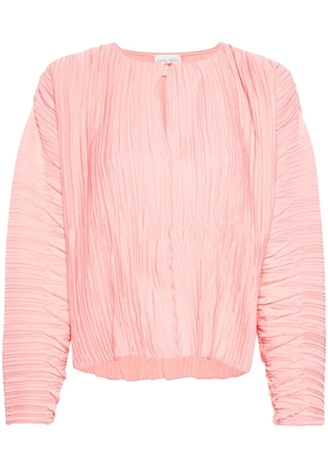 Forte Forte plissé longsleeved blouse - Pink