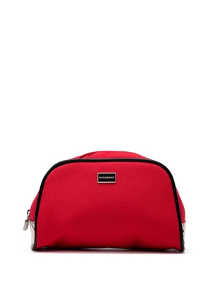 Burberry Pre-Owned 2000-2017 Nova Check Trimmed Canvas pouch - Red