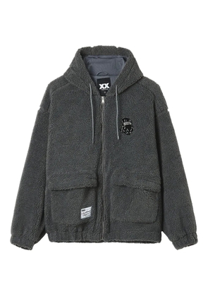FINGERCROXX hooded fleece jacket - Grey