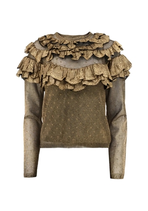 Ulla Johnson Sabine ruffled sweater - Gold