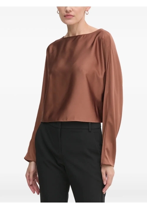 Joseph Ribkoff long sleeve blouse - Brown