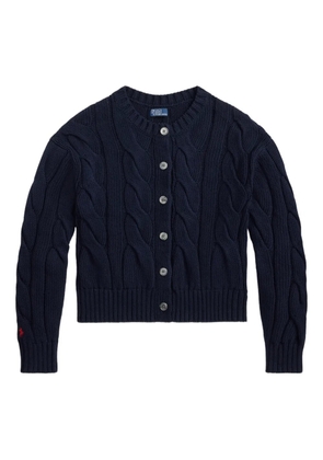 Polo Ralph Lauren cable-knit button-up cardigan - Blue