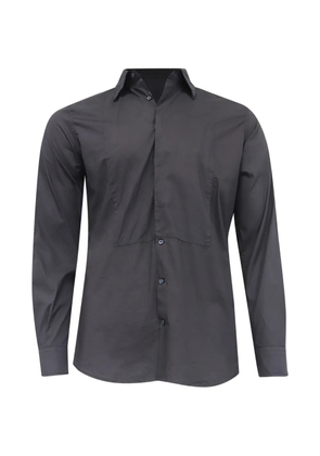 Dolce & Gabbana Pre-Owned button-down tuxedo shirt - Grey