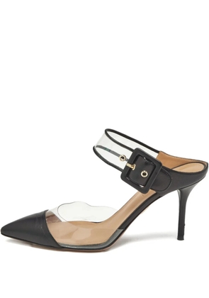 Aquazzura buckle-detail leather sandals - Black