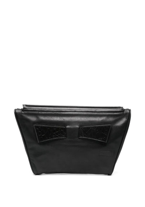 Versace Pre-Owned 1980s leather clutch bag - Black
