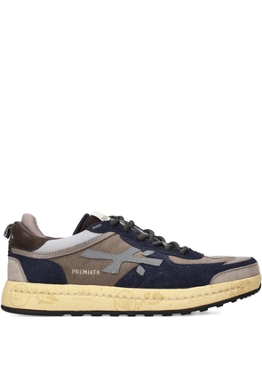 Premiata Nous logo-appliqué sneakers - Blue