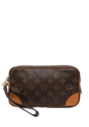 Louis Vuitton Pre-Owned 1996 Monogram Marly Dragonne PM clutch bag - Brown
