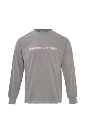 This Is Never That logo detail T-shirt - Grey