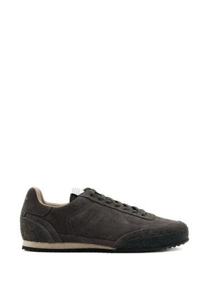 AllSaints Harri suede lace-up sneakers - Brown