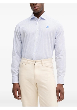Karl Lagerfeld striped logo shirt - White