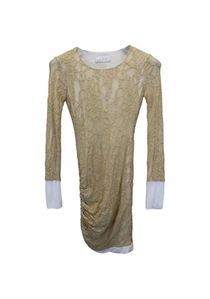 A.L.C. lace mini dress - Neutrals