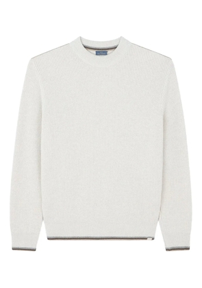 Paul & Shark ribbed crew-neck sweater - Neutrals