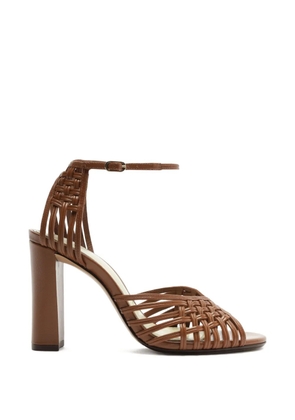Alexandre Birman Lilian woven heeled sandals - Brown