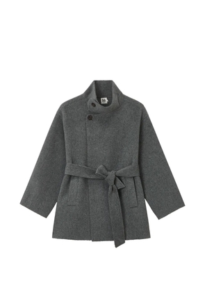 b+ab double-breasted belted coat - Grey