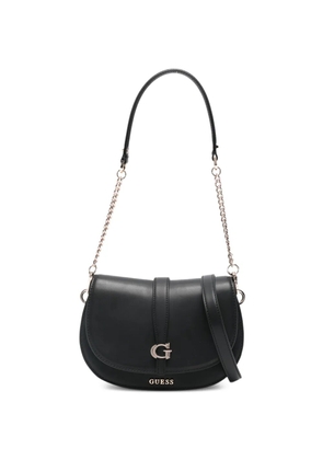 GUESS USA small Carrie G-logo shoulder bag - Black