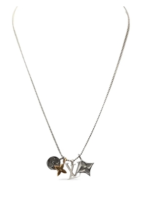 Louis Vuitton Pre-Owned LY Instinct pendants necklace - Silver