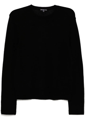 James Perse fine-knit cashmere top - Black