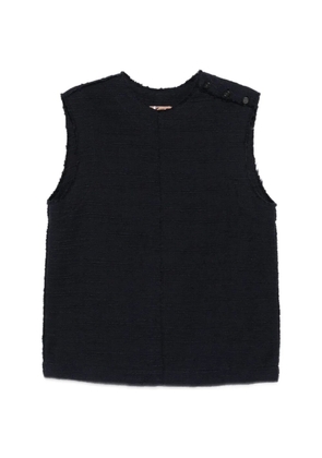 Nº21 button-detail blouse - Blue