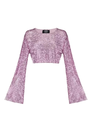 Santa Brands crystal-embellished top - Pink