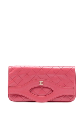 CHANEL Pre-Owned 2019 Crumpled Calfskin 31 clutch bag - Pink