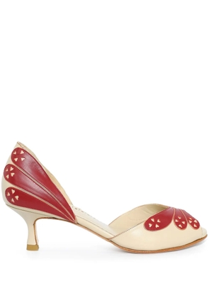 Sarah Chofakian 35mm leather pumps - Neutrals