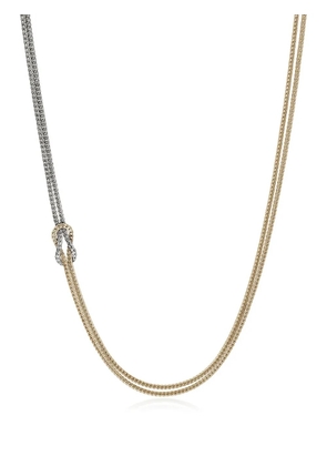 John Hardy 14kt gold Love Knot necklace