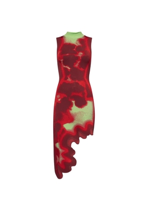 PH5 tie-dye midi dress - Red