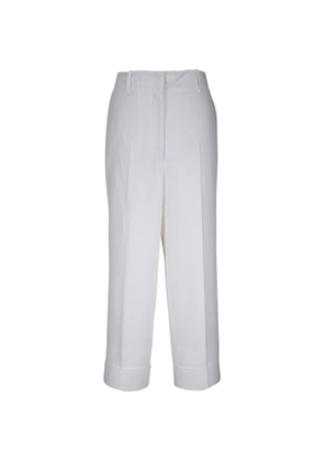 Akris cuffed trousers - White
