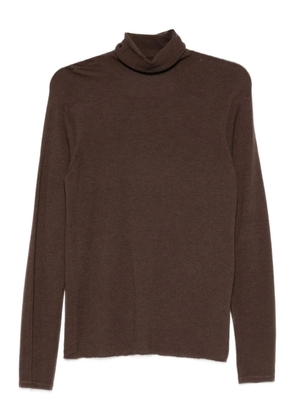 Majestic Filatures roll-neck top - Brown