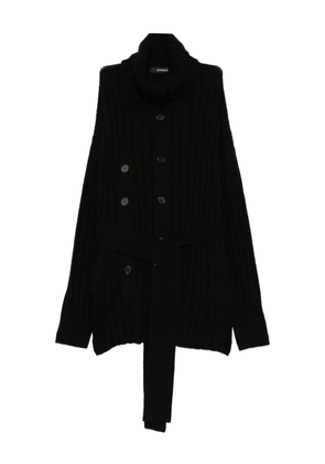 SONGZIO high-neck cardigan - Black