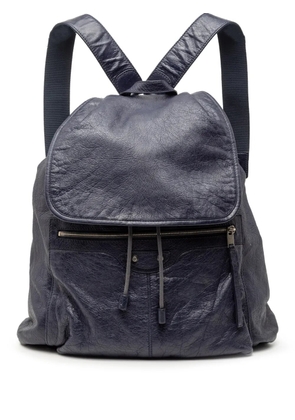 Balenciaga Pre-Owned 2003-2022 Lambskin Motocross Classic Traveler backpack - Blue