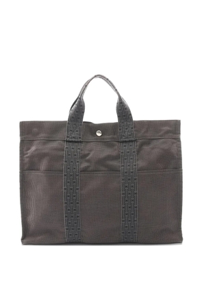 Hermès Pre-Owned 2000s MM Herline canvas tote bag - Grey