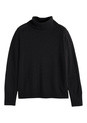 Chinti & Parker roll-neck ribbed sweater - Black