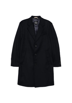 BOSS single-breasted coat - Blue