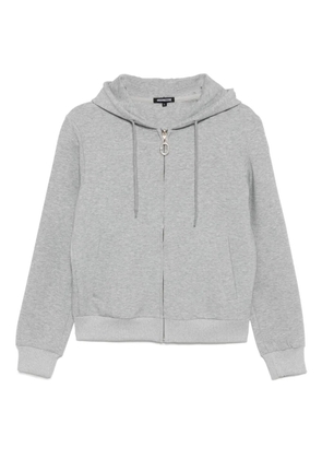 Ground Zero trompe l'oeil-print hoodie - Grey