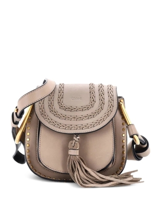 Chloé Pre-Owned Hudson Handbag Whipstitch Leather Mini crossbody bag - Neutrals