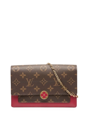 Louis Vuitton Pre-Owned 2021-2025 Monogram Flore Wallet On Chain crossbody bag - Brown