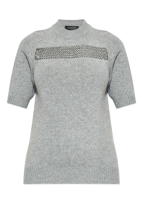 Fabiana Filippi embellished sweater - Grey