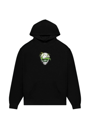 Malbon Golf graphic-print hoodie - Black